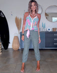 Pantalon kaki & ceinture