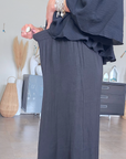 Pantalon black jambes larges