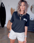 T-shirt noir Mama grr