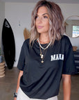 T-shirt noir Mama grr