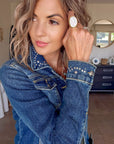 Veste en jean twin