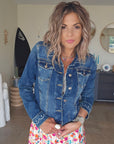 Veste en jean twin