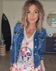Veste en jean twin