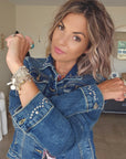 Veste en jean twin