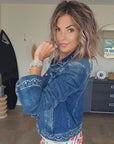 Veste en jean twin