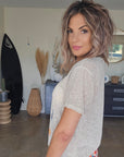 Tee-shirt skull beige clair