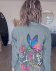 Veste surchemise kaki