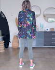 Veste noire tags fluo