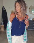 Débardeur Léa bleu marine