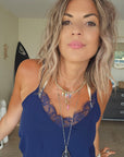 Débardeur Léa bleu marine
