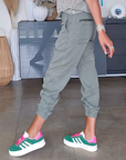 Pantalon jog kaki