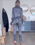 Combinaison bandana gris