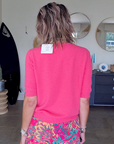 Pull doux rose fuchsia