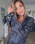 Combinaison bandana gris
