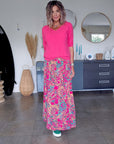 Pull doux rose fuchsia
