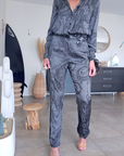 Combinaison bandana gris