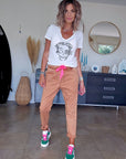 Pantalon chino terre