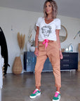Pantalon chino terre