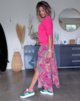 Pull doux rose fuchsia