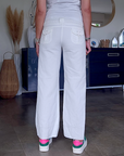 Pantalon white rock-chic