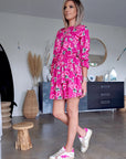 Robe flowers fuchsia