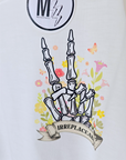 Débardeur peace & love skull