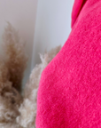 Pull doux rose fuchsia