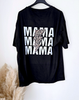 T-shirt noir Mama grr