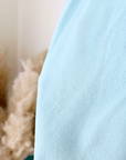 Pull maille fine bleu ciel