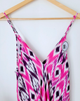 Robe rose éthnique