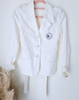Veste white rock-chic