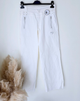 Pantalon white rock-chic