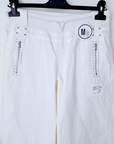 Pantalon white rock-chic