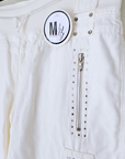 Pantalon white rock-chic