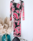 Robe tie and dye kaki