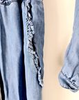 Combinaison bleu en lyocell
