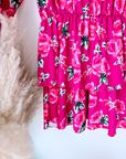 Robe flowers fuchsia
