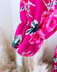 Robe flowers fuchsia