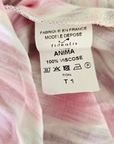 Robe rose éthnique