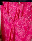 Robe dos nu rose fuchsia