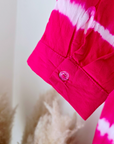 Robe tie and dye fuchsia