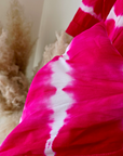 Robe tie and dye fuchsia