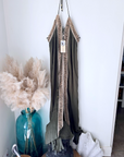 Robe bohème-chic kaki