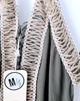 Robe bohème-chic kaki