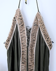 Robe bohème-chic kaki
