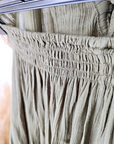 Robe bohème-chic kaki