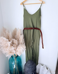 Combinaison kaki & ceinture