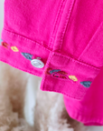 Veste surchemise fuchsia