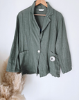 Veste surchemise kaki