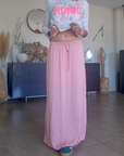 Jupe rose bonbon